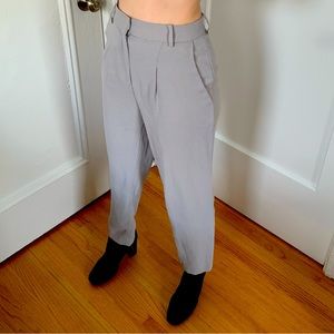 FRNCH grey high waisted palazzo pants with tag, never worn outside